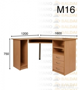 Kompiuterinis stalas "M16"